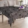 Lightweight Halloween Decoration Portable Spider Web Tablecloth Black Tablecloth Event Decoration