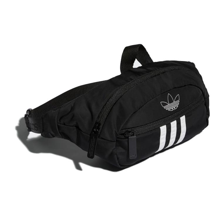 New Adidas Originals Polyester Sling Bag, Shoulder Bag, Crossbody Bag, Fanny Pack Regular Unisex Black CM3824