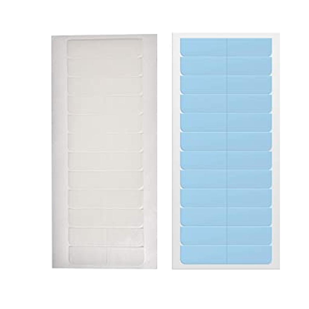 12 Pieces Tape in Hair Extensions Fabric Tapes Water Soluble Stickiness Home Supplies Useful Double-sided Sticker Styling