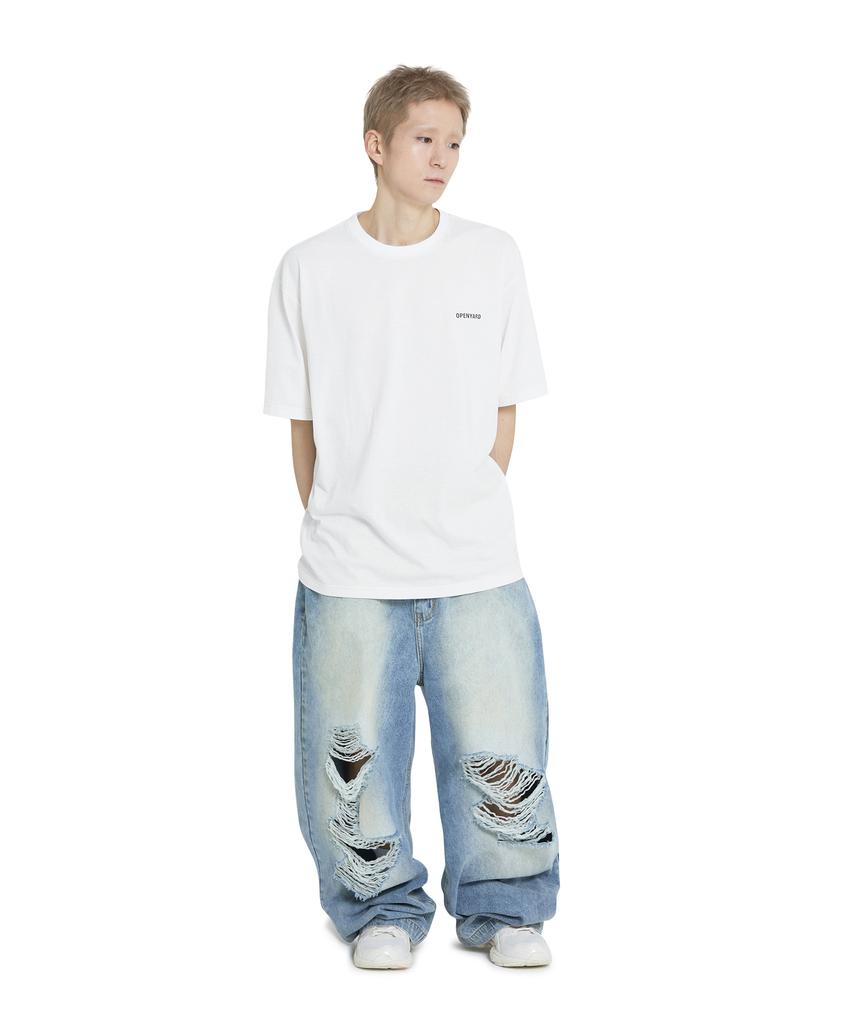 Opeunyadeu(Owai) Basic Logo Tee - White