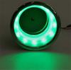 4x Stainless Steel Car Cup Drink Holder 14 LED w/ Remote RGB Lights for Truck RV