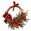 DIY Artificial Christmas Wreath Realistic Pine Cone Window Hanging Decor  Thanksgiving Decor