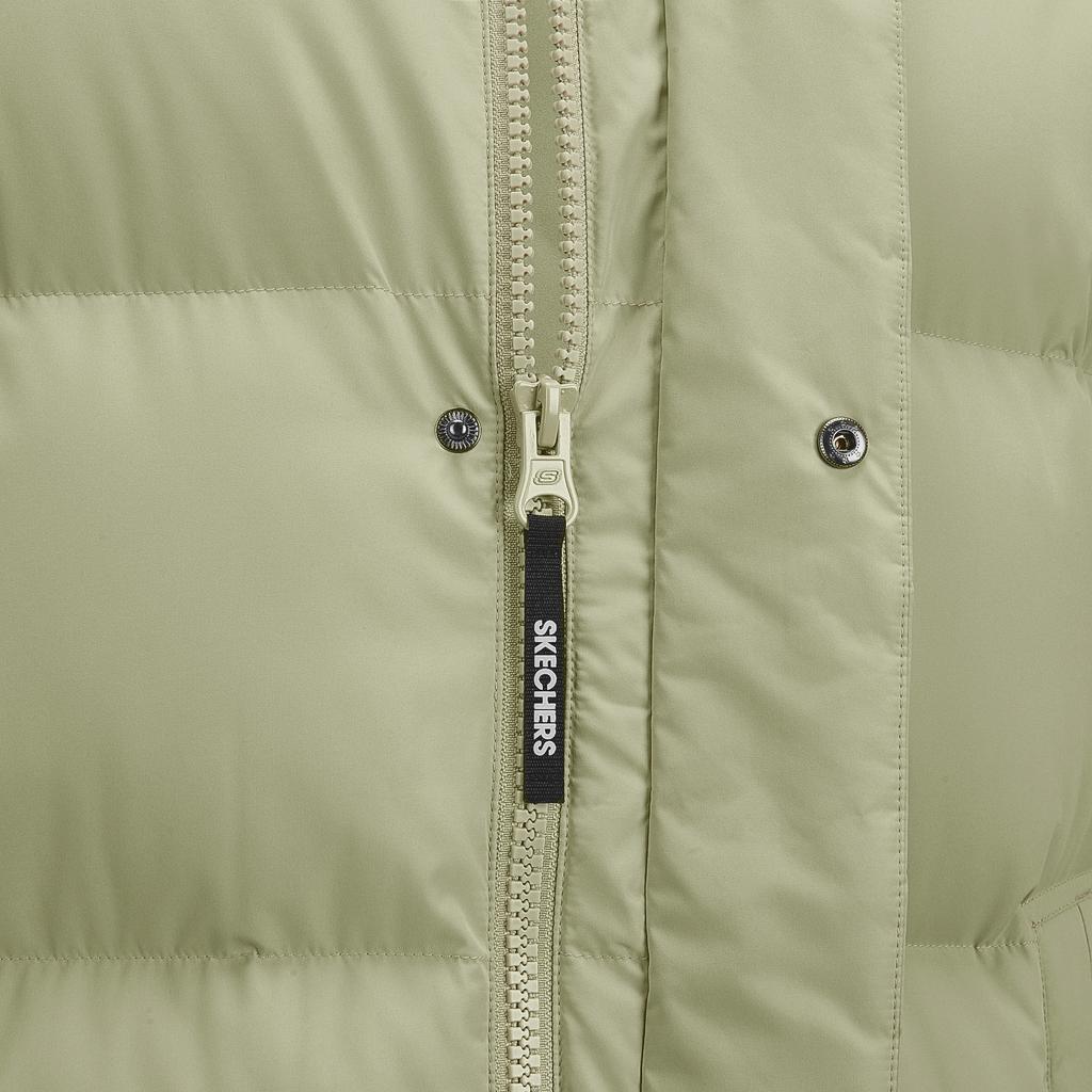 Skechers Teflon Three-Proof Duck Down Warm Short Down Jacket Unisex Outerwear Olive L324U108-052V