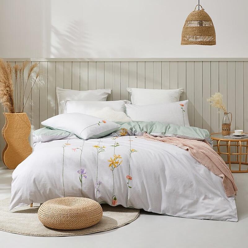 LUOLAI Forest Overture Pure Cotton 4-Piece Bedding Set