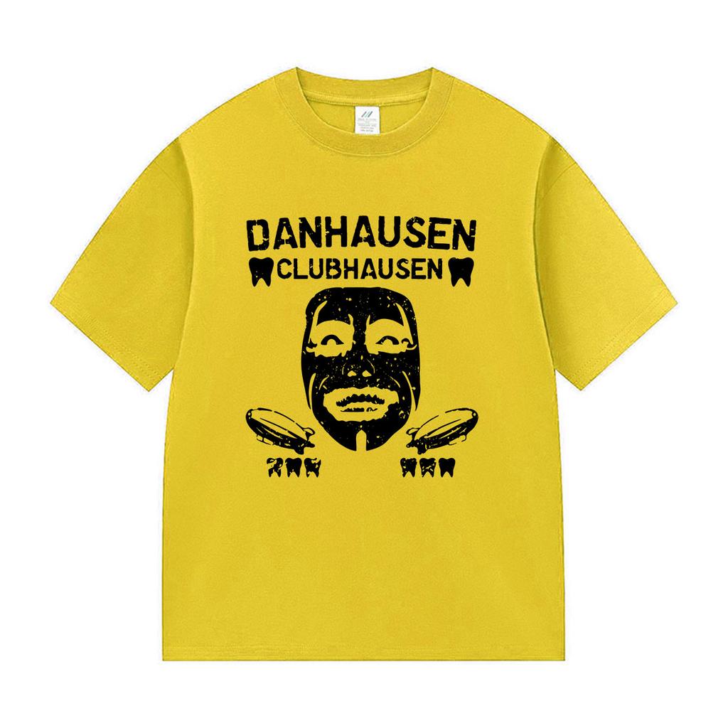 2026 Horký Danhausen Wrestler Potisk Tričko Pánské Hip Hop Vintage Bavlna Krátký Rukáv Tričko Punk Gotické Módní Oblečení Tričko