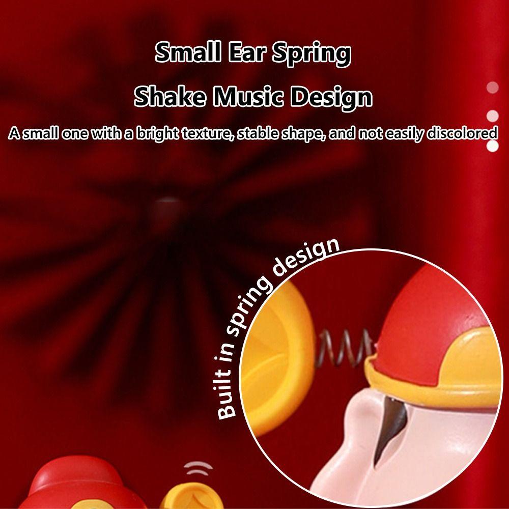 Mini God of Fortune Figurine Cartoon New Year Statue  Car Interior Decoration