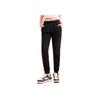 Anta Solid Color Mid Waist Cuffed Fleece Casual Pants Women Pants Black 962357304-1