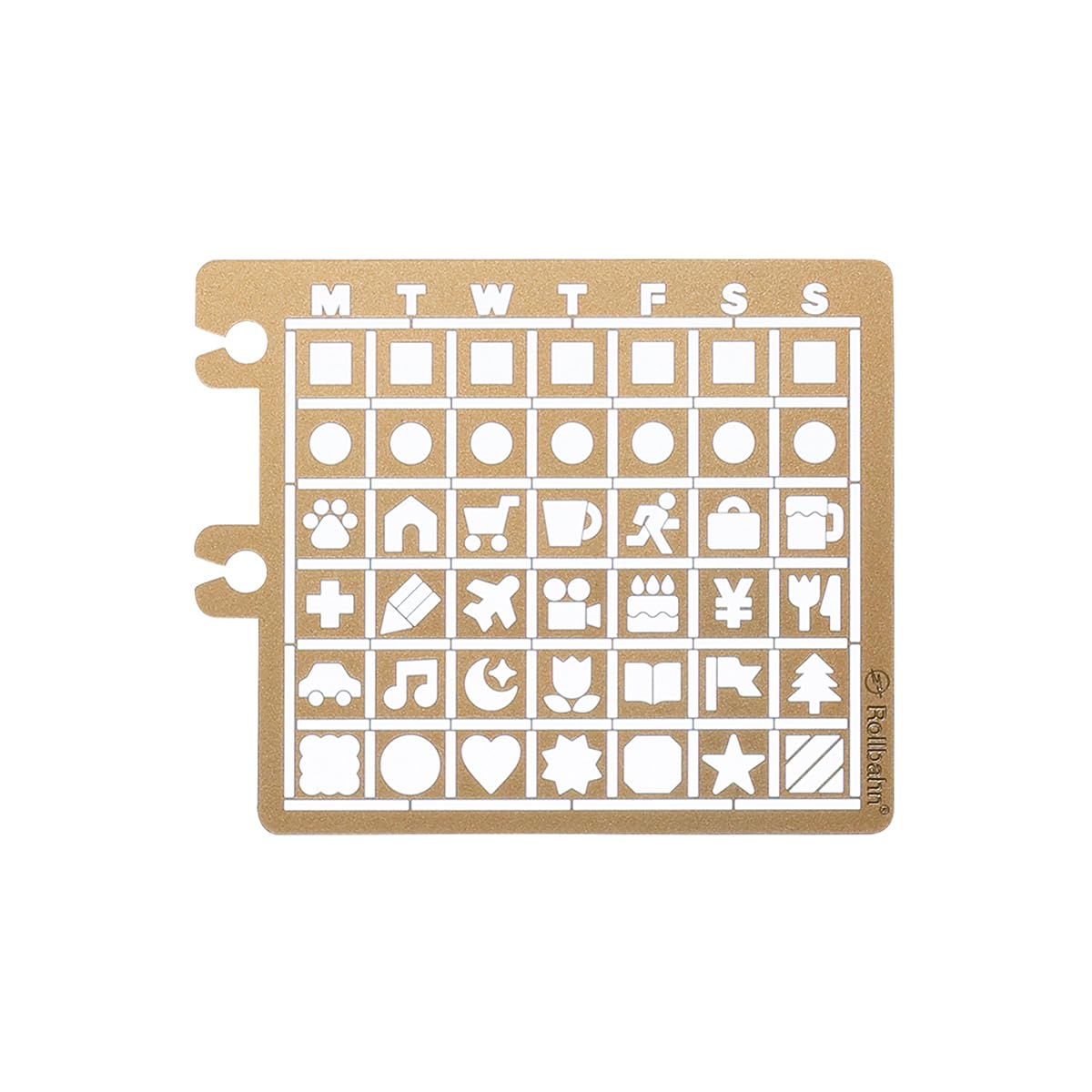Rollbahn Template Calendar A [Delfonics] (Gold) золотой