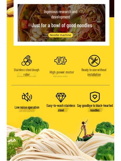 Elektrische Teigpresse aus Edelstahl: Multifunktionaler Intelligenter Nudel- und Teigtaschenhaut-Hersteller mit Kostenlosem Versand