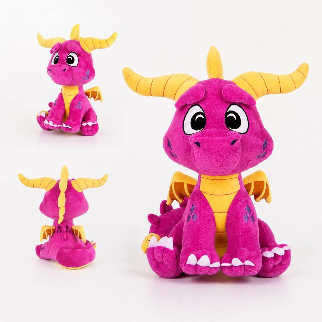 Purple Plush Toy, Soft Character Stuffed Animal, Collectible Gift for Enthusiasts