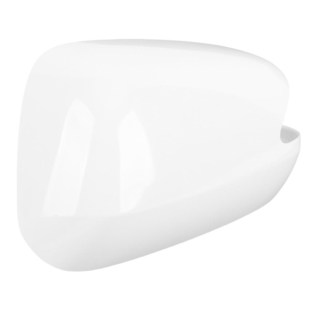 Side Rearview Mirror Cap Strong Protection White Weatherproof Replacement for Fit Jazz 2009 2013 Left (76251 TF0 E11)