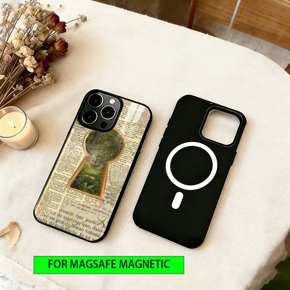 Forest Collage  Phone Case For iPhone17,16,15,14,13,12,11 Plus,Pro Magnetic For Magsafe Wireless Charging