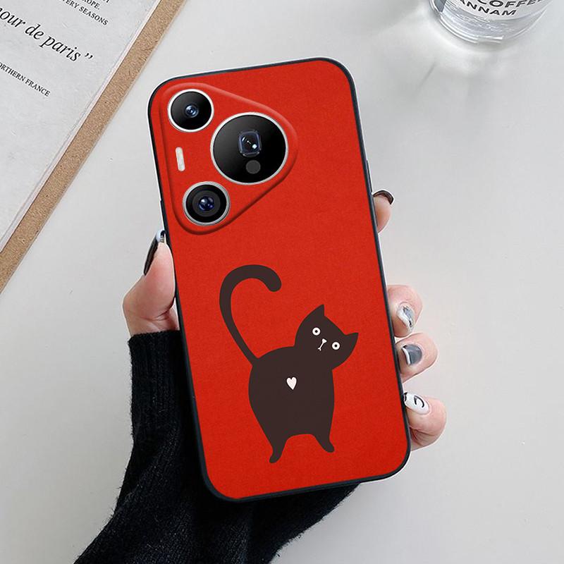 For Huawei Pura 70 Case Lovely Cartoon Flower Soft Silicone Phone Cover For Huawei Pura 70 Pro Plus Pura70 Ultra Funda Coque