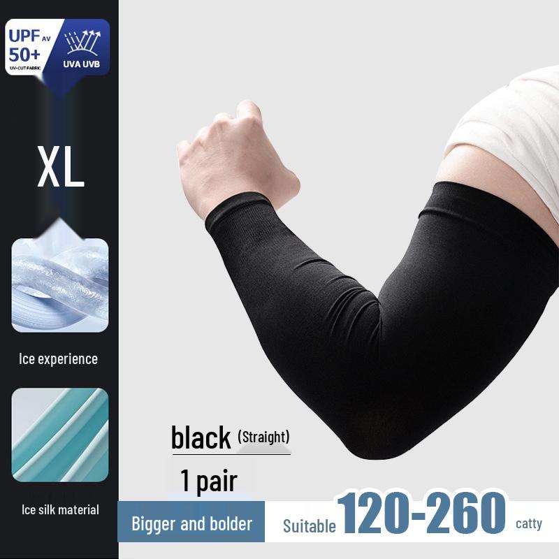 

Plus Size UV Protection Ice Silk Sleeves for Men & Women - Loose, Extra Large Fit