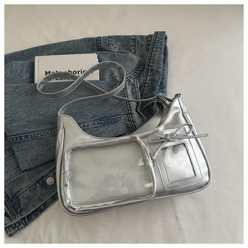 Girls' two-dimensional yuan pain bag crossbody student party large-capacity transparent bar bag small food allowance daily commuting bag