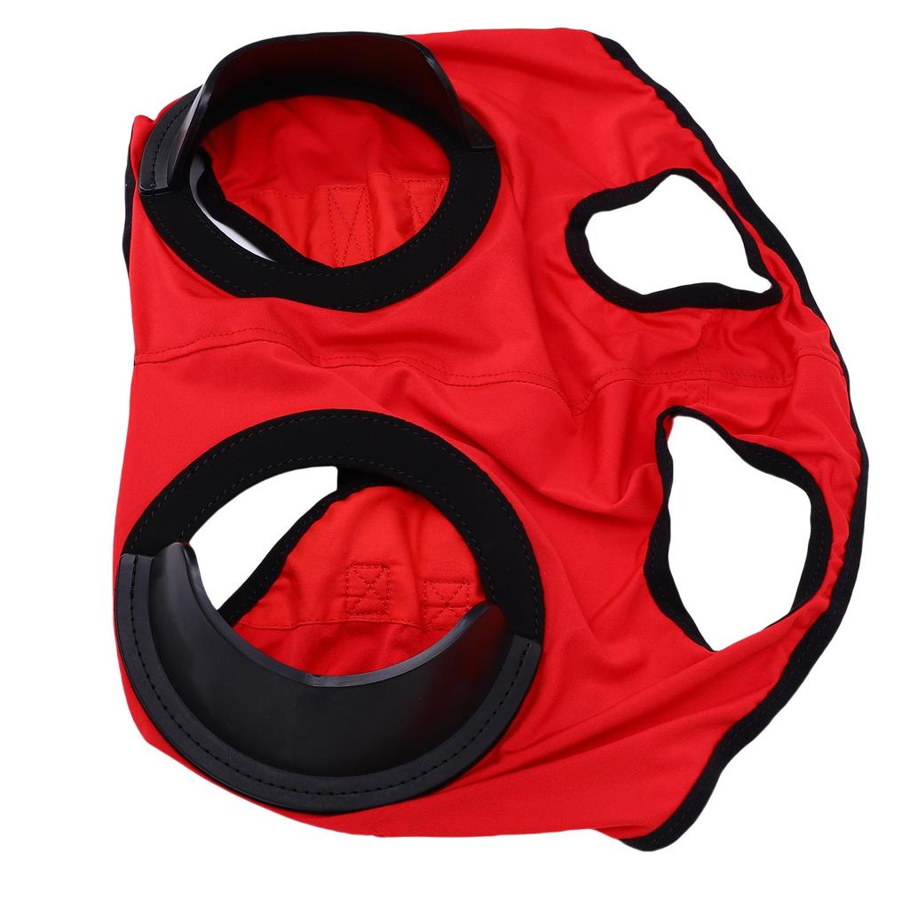 Pferde-Augenabdeckung Hohe Elastizität Atmungsaktiv Anti-Sand Pferdereiten Blinker Augenschleier für Wettbewerb