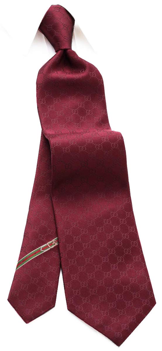 Gucci Red GG Pattern Tie GUJ-826 [Used]