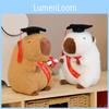 Graduation Stuffed Capybara Toy Commemorative Plush Doll Gift For Exams Students