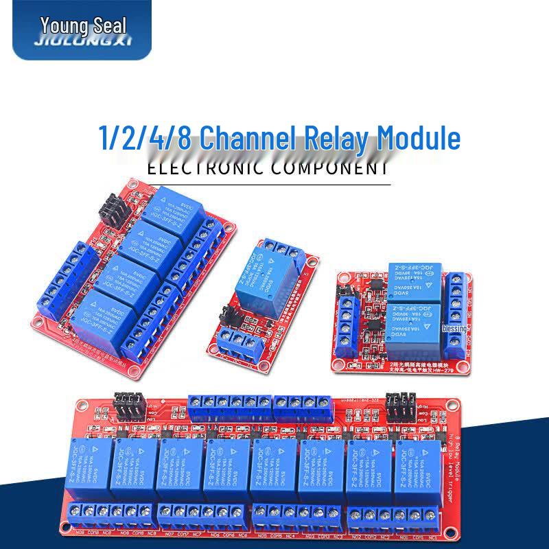 Jiulongxi 1-Channel 24V Optocoupler Isolated Relay Module