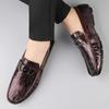 Bean Bean Stylish Men's Retro Genuine Leather Driving Loafers - Soft Sole Casual Shoes