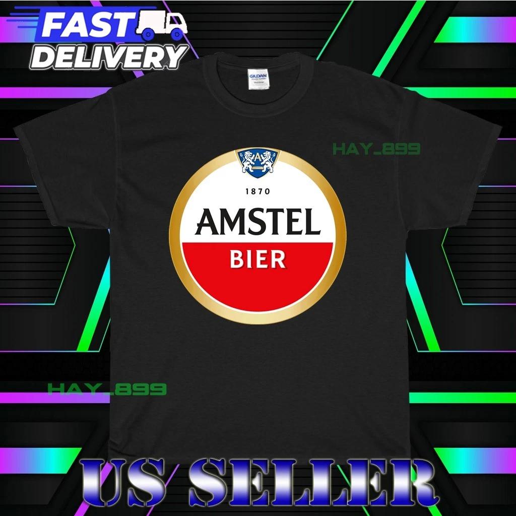 NEW SHIRT AMSTEL BEER LOGO T-Shirt FUNNY AMERICAN USA UNISEX SIZE S-5XL 4XL