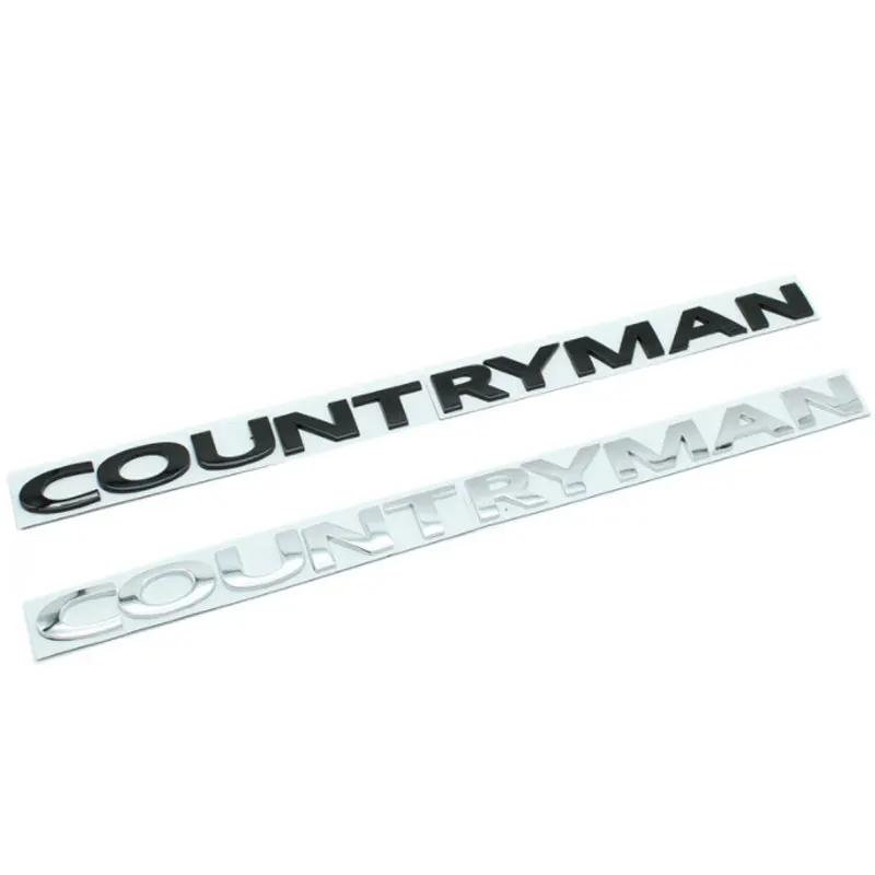 COUNTRYMAN Originální logo Písmeno Samolepka na auto pro Modifikační příslušenství Zadní zadní část karoserie Kovová Univerzální Standardní Nálepka
