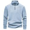 Men’s Stand Collar Half Zip Fleece Pullover