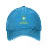 Brasilien Baseballkappe Designerhut Schaumstoffpartyhut Wintermütze Unisex Luxusmarke Damen