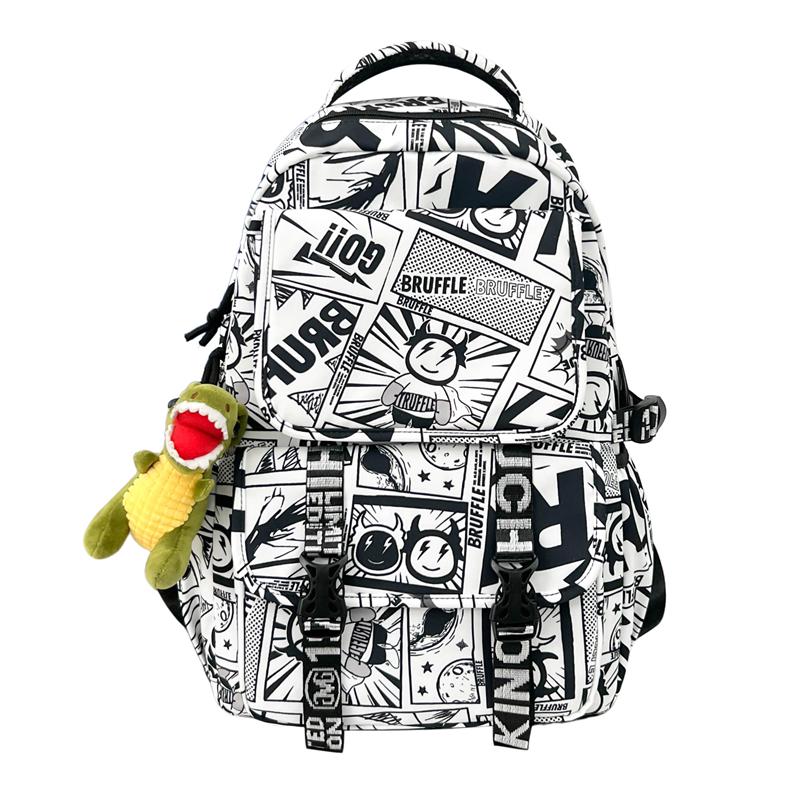 Cartoon Student Schoolbag Large Capacity Backpack