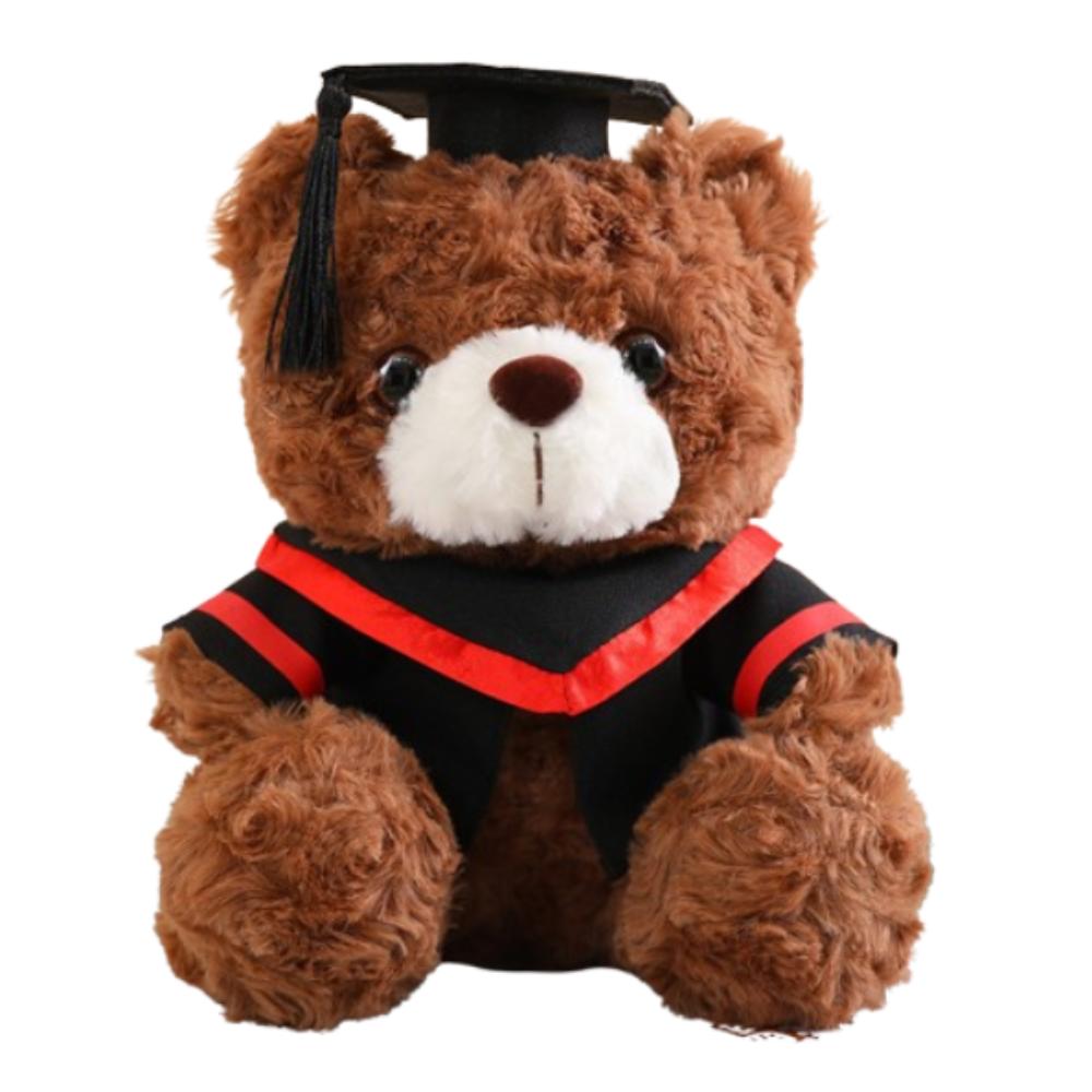 23/28cm Bachelor Bear Plush Toy Soft Bear Animal Doll Doctor Cap Graduation Bear Doll  Party Favors