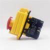 Waterproof Momentary Button with Cover Electromagnetic Switches 4/5 Pin Push Button Simple Installation for Indstrial