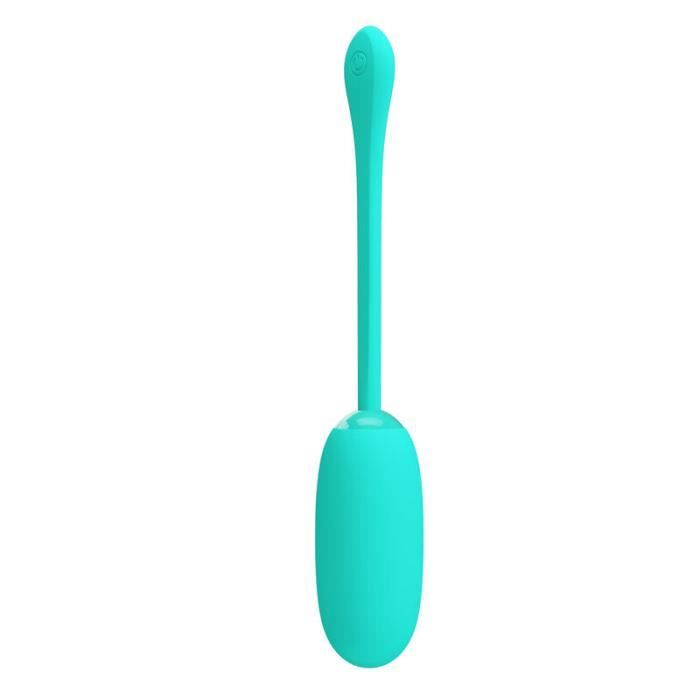 Œuf vibrant - PRETTY LOVE - JULIUS - Rechargeable - 12 fonctions de vibration - Vert Aqua