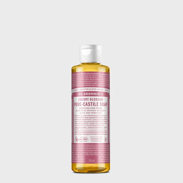 [Face & Body Cleanser] Cherry Blossom Pure Castile Soap 240ml