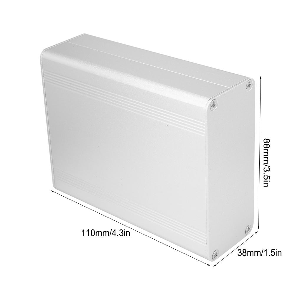 38x88x110mm Enclosure Electronic DIY Circuit Board Project Protective Box Aluminum Cooling Case