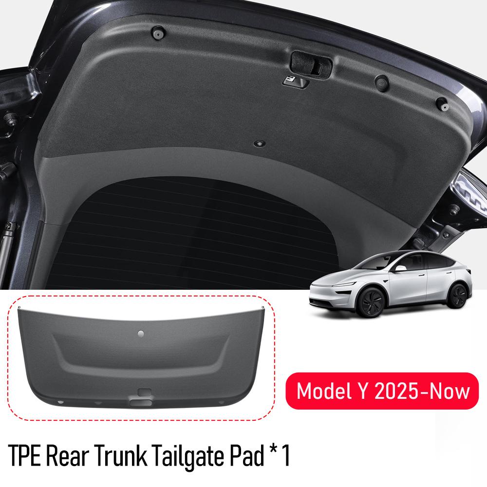 For Tesla Model Y Juniper Trunk Mats TPE Protective Pads Anti-dirty Trunk Tailgate Liner Model Y 2026 2026 Trunk Mat Accessories Other