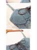 2025 Summer Plus Size Retro Denim Waist-Cinching Slip Dress for Women
