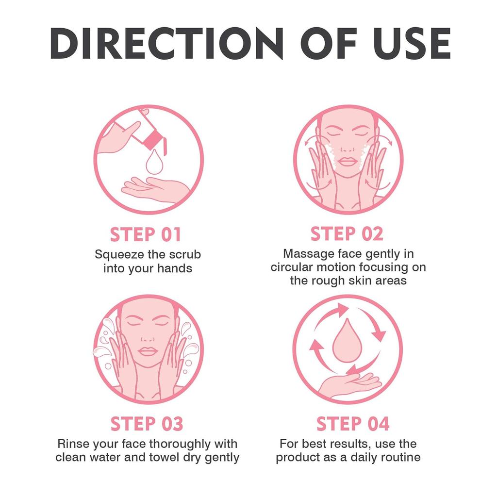 JOY Mood Uplifting Skin Softening Sugar Scrub 200 Ml Pack of 1 | Exfoliating Face Scrub with Spearmint & Eucalyptus, 100% Vegan