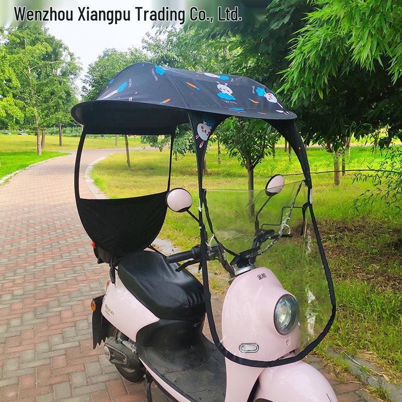 Stříška na elektrokolo: Plážový přístřešek odolný proti dešti a větru