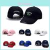Luxurious Adjustable Pu Leather Strap Baseball Golf Hat With Fine Embroidery By Lacosate
