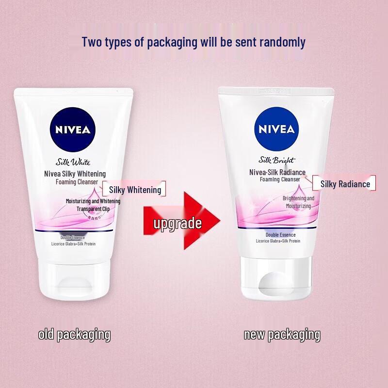 NIVEA Smooth & Brightening Foam Facial Cleanser