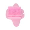 Foot Brush with Suction Cup Wall Mounted Foot Scrubber Sole Cleaning Massage Exfoliation Brush Pink