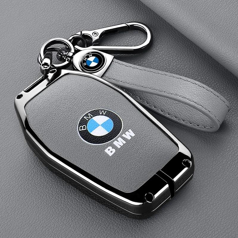 Car Sticker Hot 2025 Leather Car Remote Key Case Fob Cover For BMW 5 7 Series G11 G12 G30 G31 G32 I8 I12 I15 G01 X3 G02 X4 G05 X