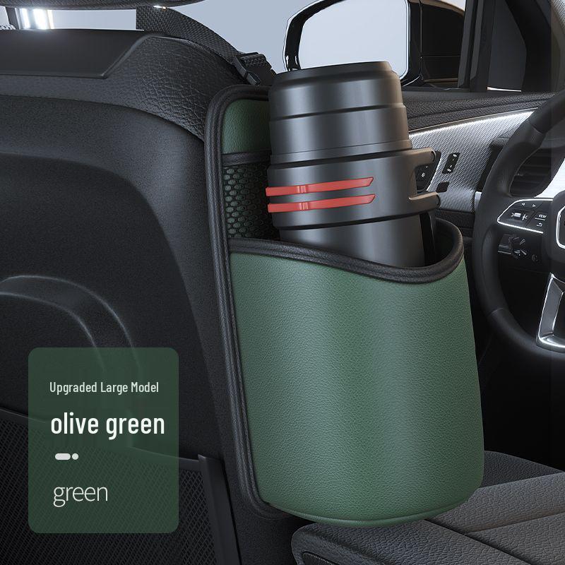 Car Seat Side Hanging Multifunctional Storage Bag with Tissue Box Holder