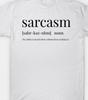Sarcastic Sarcasm Noun... Insult Idiots Funny T-shirt Tee