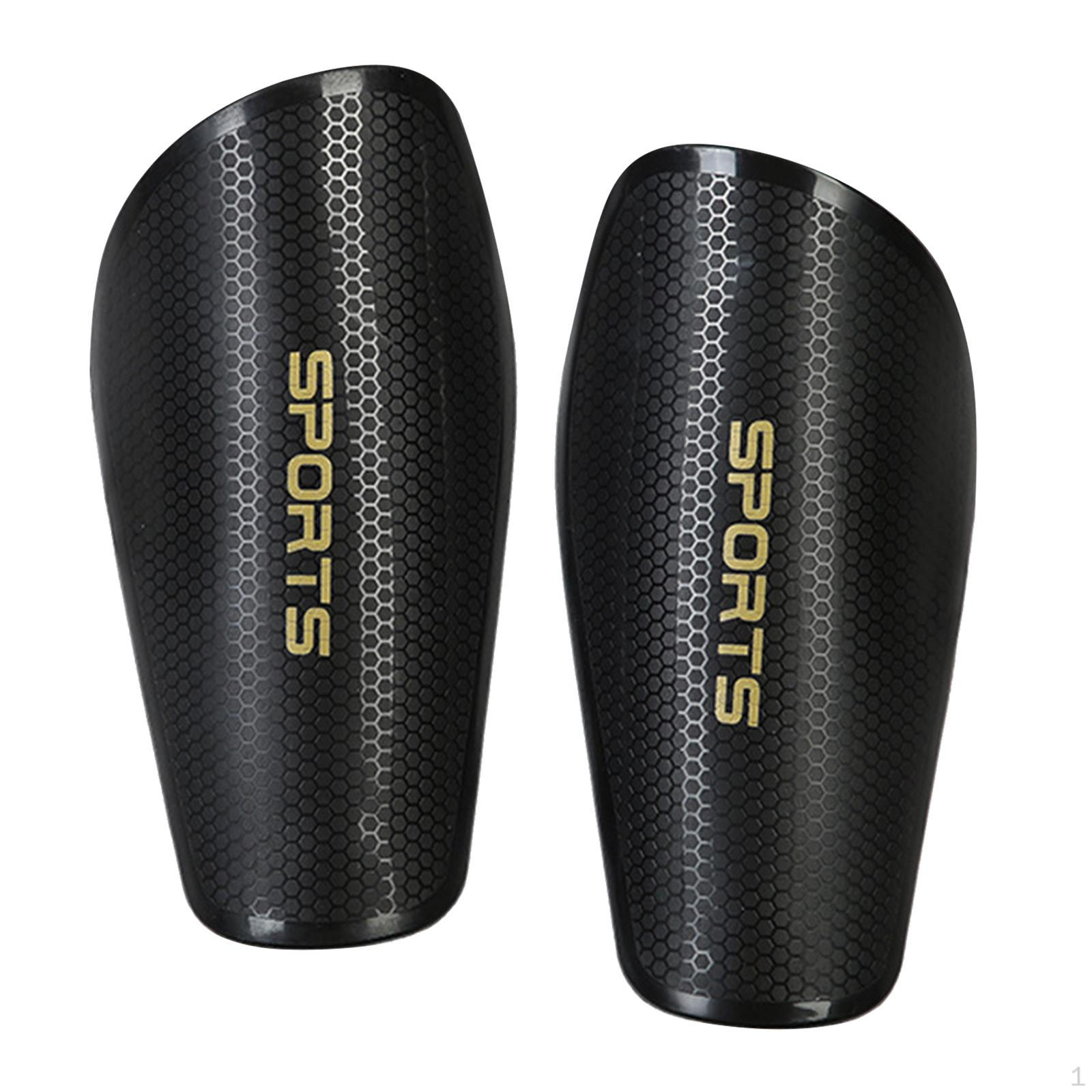 

1 пара футбольных щитков для футбола, тренировочный рукав для голени, защита голени для футбола L Black