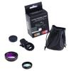 2In1 Fisheye Phone Lens 0.45X Wide Angle Zoom Fish Eye Macro Lenses Camera Kits