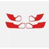 Panel Sticker For Honda Civic - Interior Door Anti-Kick Red Carbon Fiber