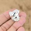 925 Silver Oval Ruby Zoisite Stone Statement Daughter Promise Boho Ring Jewelry