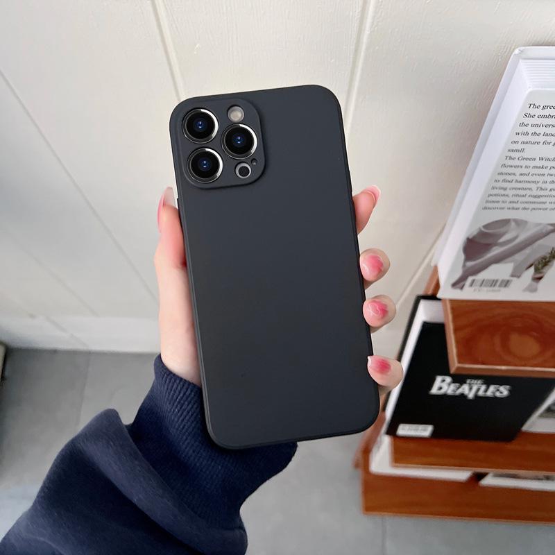 Infinix HOT Phone Case Series: Frosted Silicone Straight Edge for HOT40i, HOT30, HOT20, HOT10, Cube