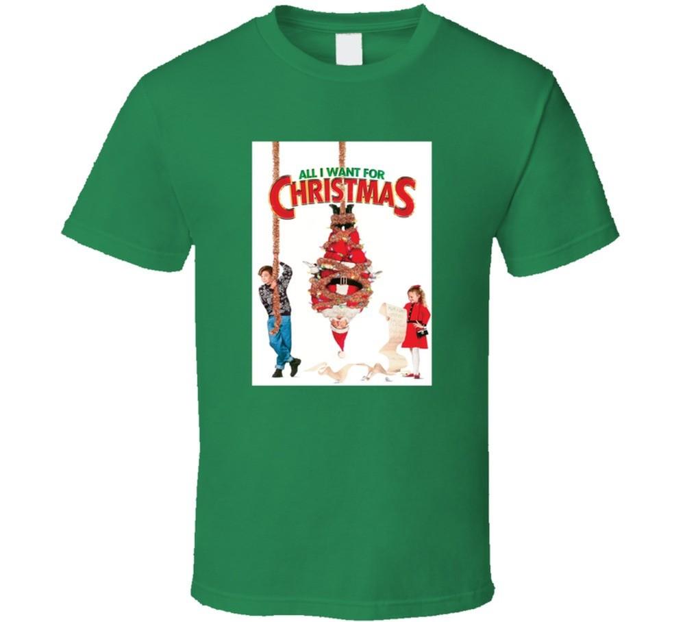 All I Want For Christmas Movie Tee Classic Holiday Comedy T Shirt Unisex T-Shirt M